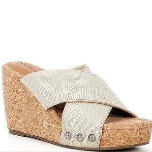 NIB LUCKY BRAND | $89 Valmai Wedge Sandals